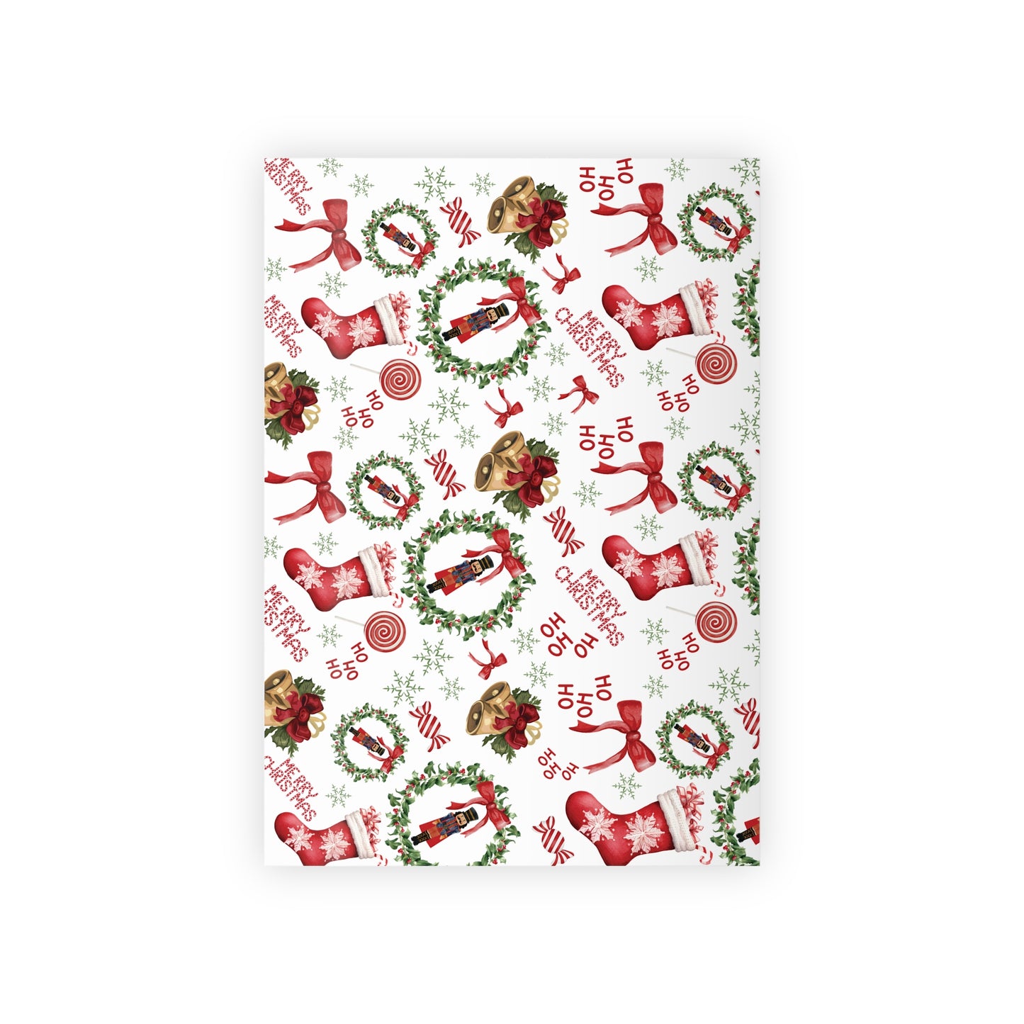 Festive Nutcracker Christmas Wrapping Paper Roll