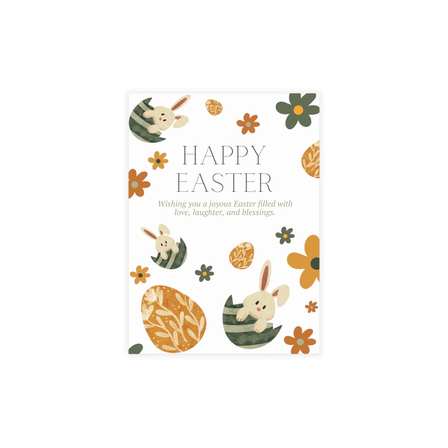 Easter Bunny Egg Message Postcard Bundles (envelopes included)