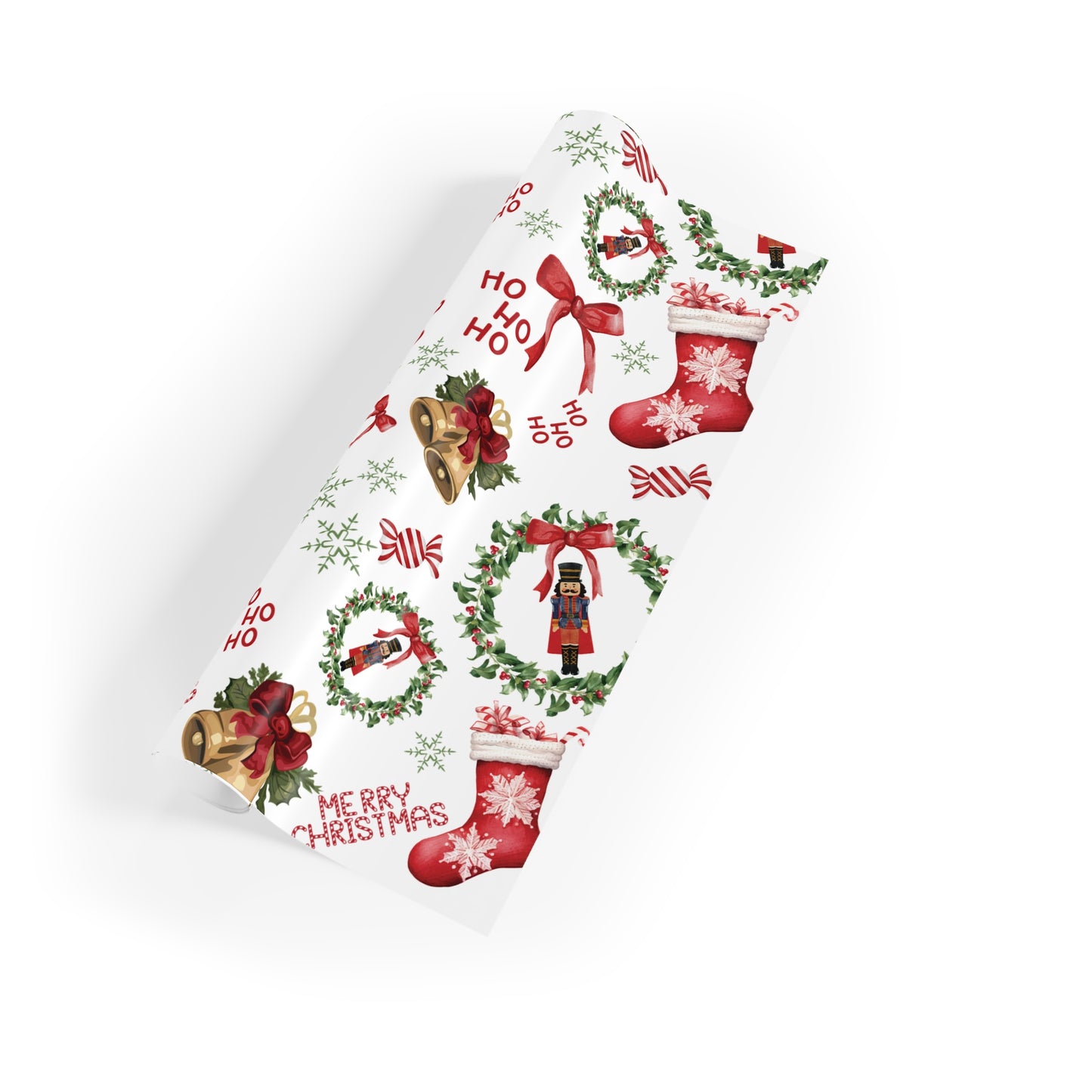 Festive Nutcracker Christmas Wrapping Paper Roll