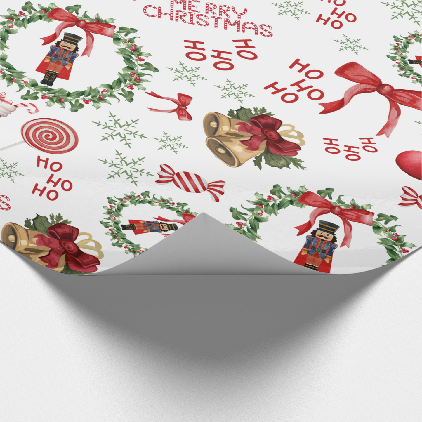 Festive Nutcracker Christmas Wrapping Paper Roll