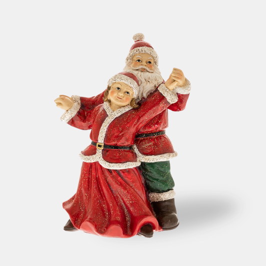 Santa and Mrs. Claus Dancing Couple
