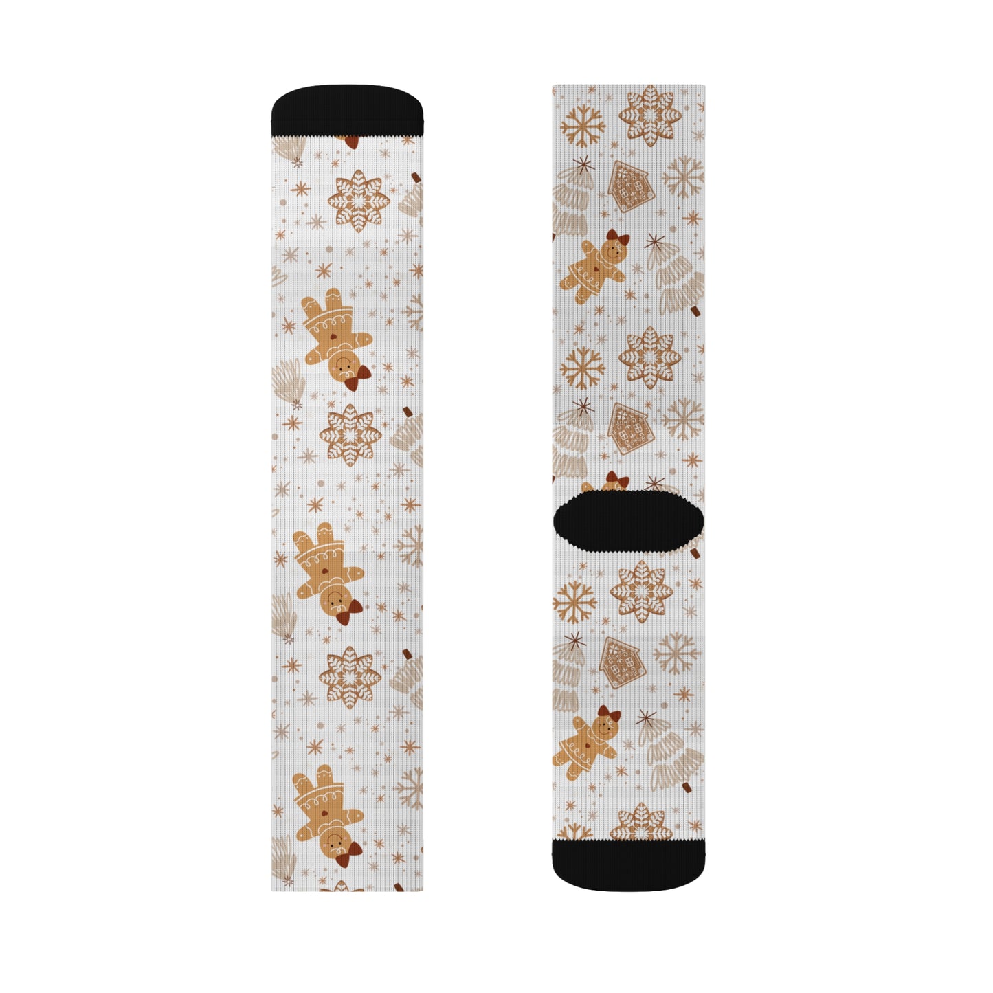 Gingerbread Sublimation Socks