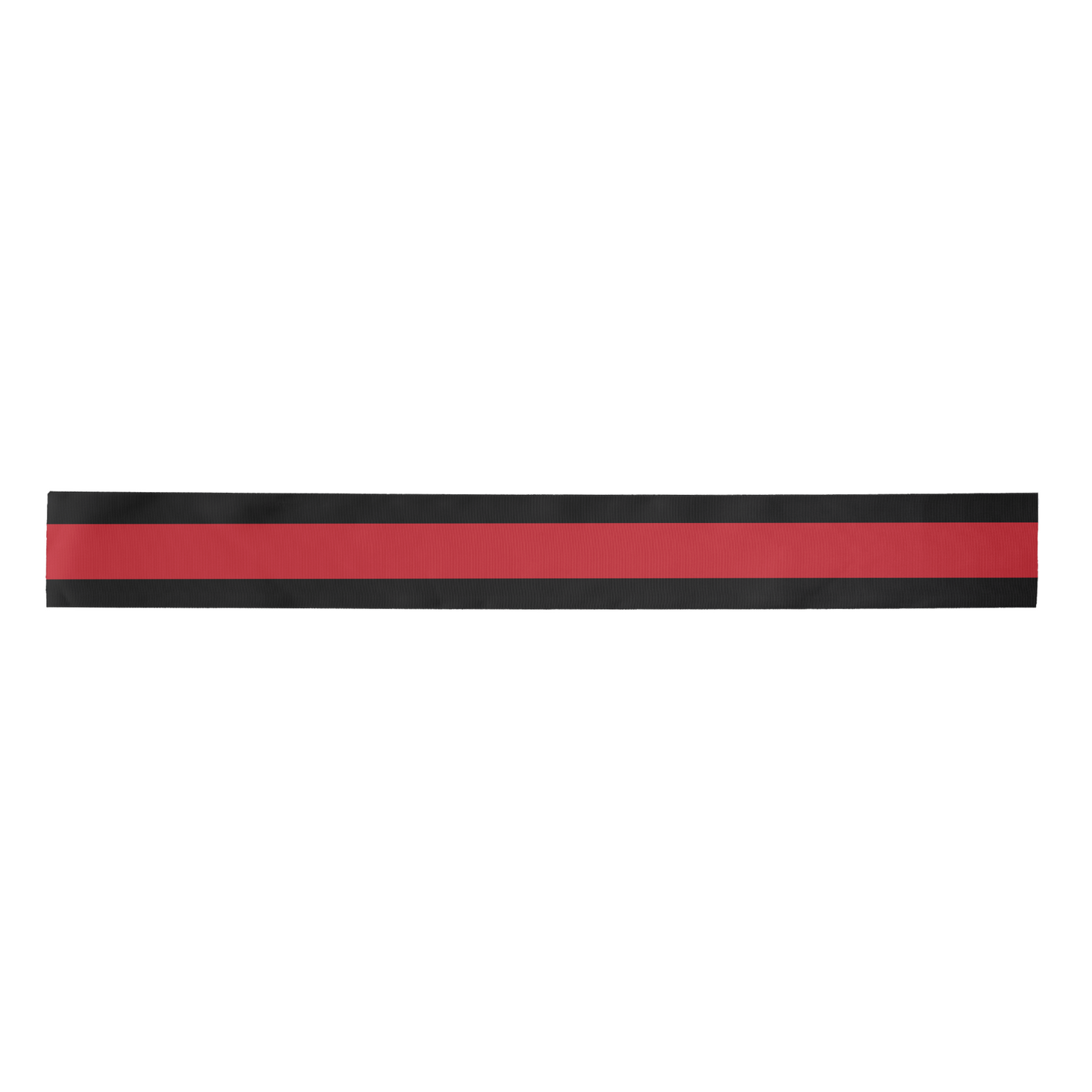 Red & Black Stripes Satin Ribbon (2 Yard Stool)